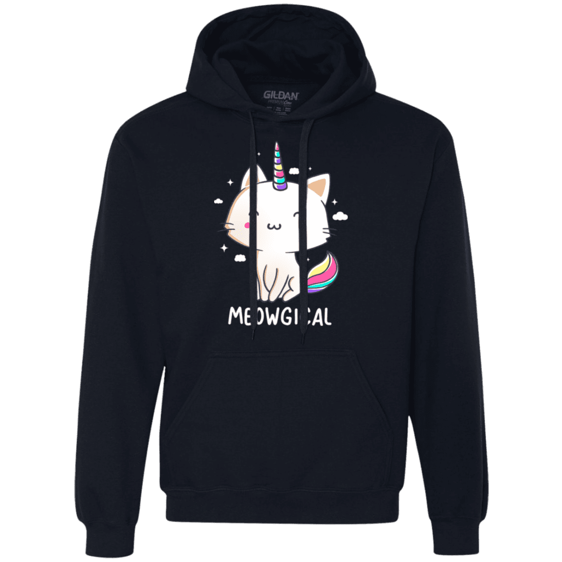 Sweatshirts Navy / S Meowgical Premium Fleece Hoodie