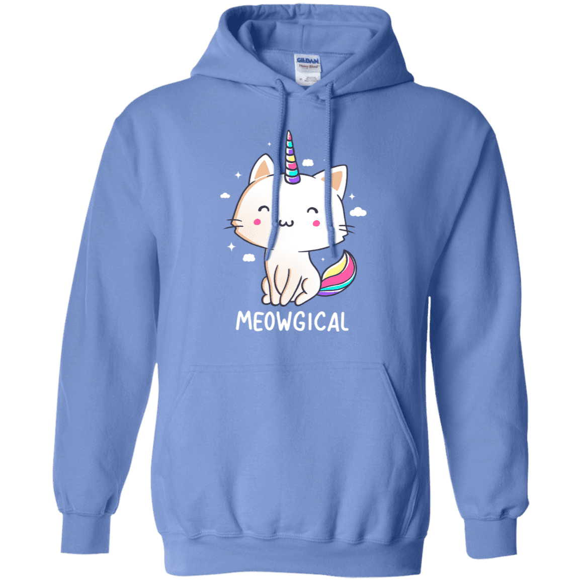 Sweatshirts Carolina Blue / S Meowgical Pullover Hoodie