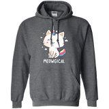 Sweatshirts Dark Heather / S Meowgical Pullover Hoodie