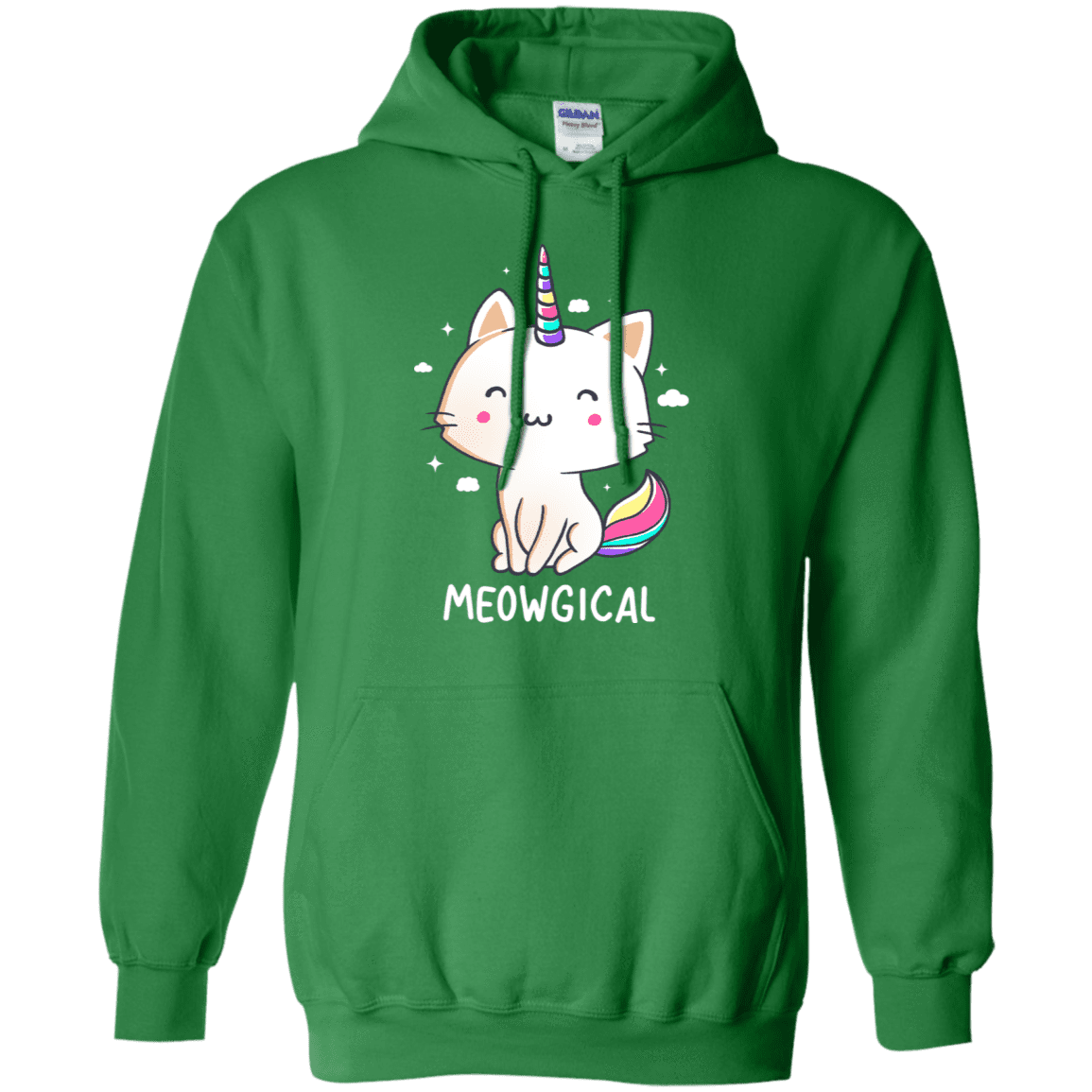 Sweatshirts Irish Green / S Meowgical Pullover Hoodie