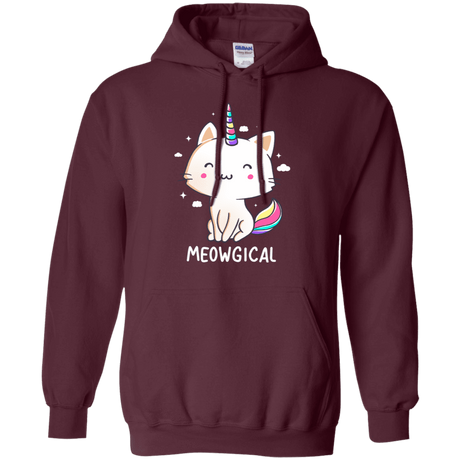 Sweatshirts Maroon / S Meowgical Pullover Hoodie