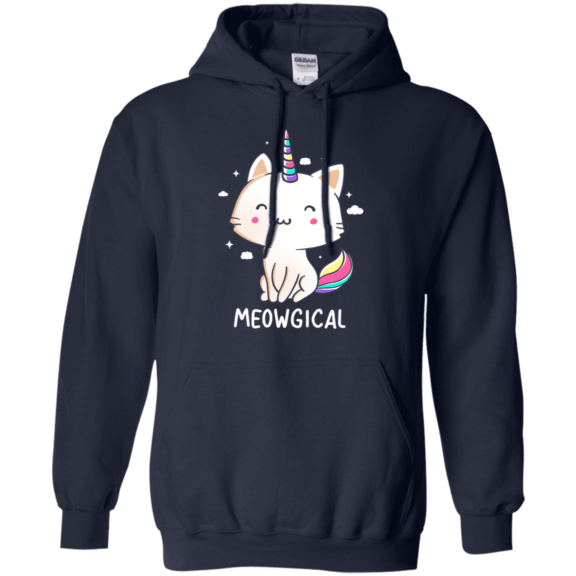 Sweatshirts Navy / S Meowgical Pullover Hoodie