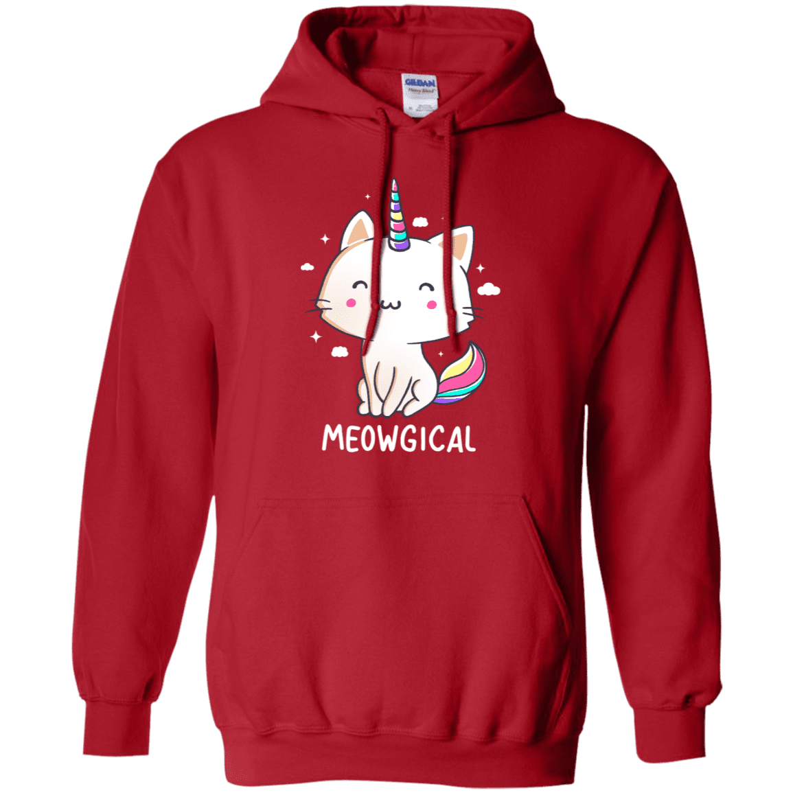 Sweatshirts Red / S Meowgical Pullover Hoodie