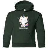 Sweatshirts Forest Green / YS Meowgical Youth Hoodie