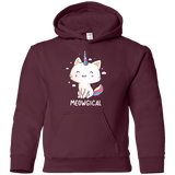 Sweatshirts Maroon / YS Meowgical Youth Hoodie