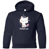 Sweatshirts Navy / YS Meowgical Youth Hoodie