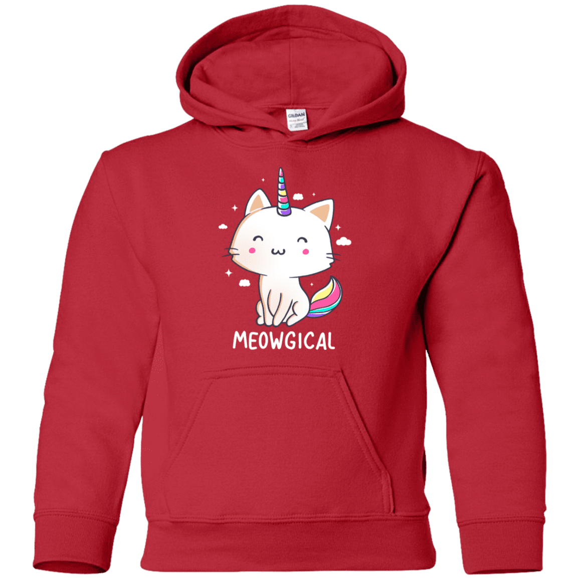 Sweatshirts Red / YS Meowgical Youth Hoodie