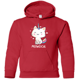 Sweatshirts Red / YS Meowgical Youth Hoodie