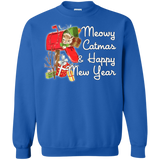 Sweatshirts Royal / Small Meowy Catmas Crewneck Sweatshirt