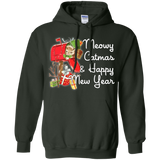 Sweatshirts Forest Green / Small Meowy Catmas Pullover Hoodie