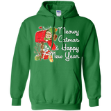 Sweatshirts Irish Green / Small Meowy Catmas Pullover Hoodie