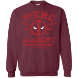 Sweatshirts Maroon / Small Merc Academy Crewneck Sweatshirt