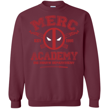 Sweatshirts Maroon / Small Merc Academy Crewneck Sweatshirt