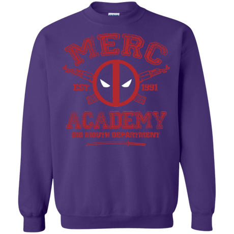 Sweatshirts Purple / Small Merc Academy Crewneck Sweatshirt