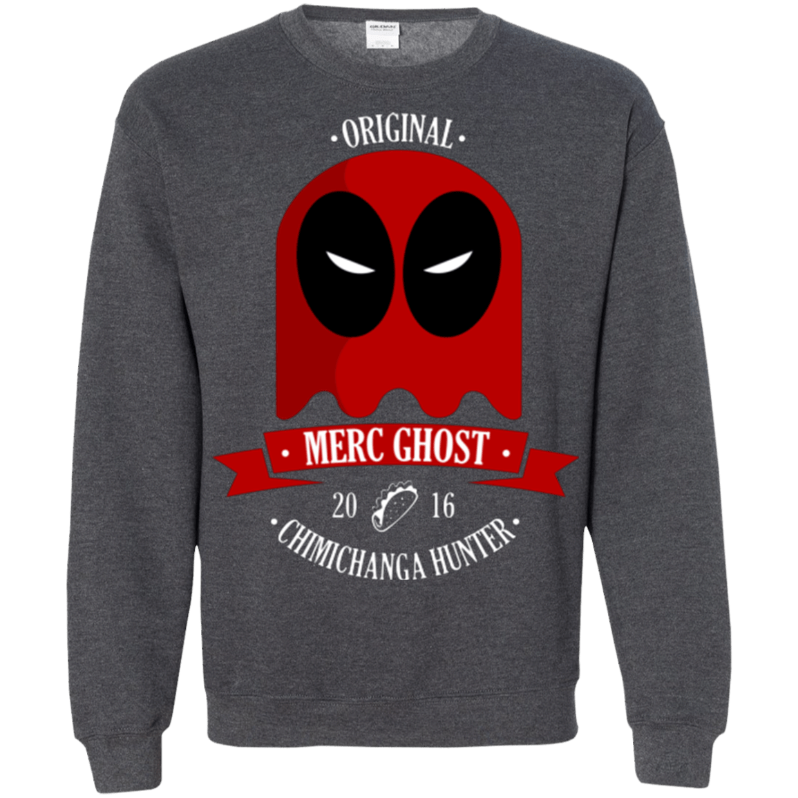 Sweatshirts Dark Heather / Small Merc Ghost Full Crewneck Sweatshirt