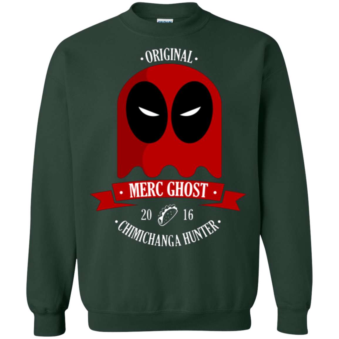 Sweatshirts Forest Green / Small Merc Ghost Full Crewneck Sweatshirt