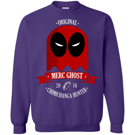 Sweatshirts Purple / Small Merc Ghost Full Crewneck Sweatshirt