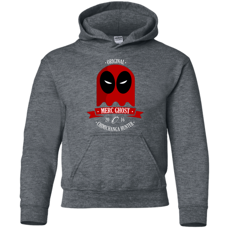 Sweatshirts Dark Heather / YS Merc Ghost Full Youth Hoodie