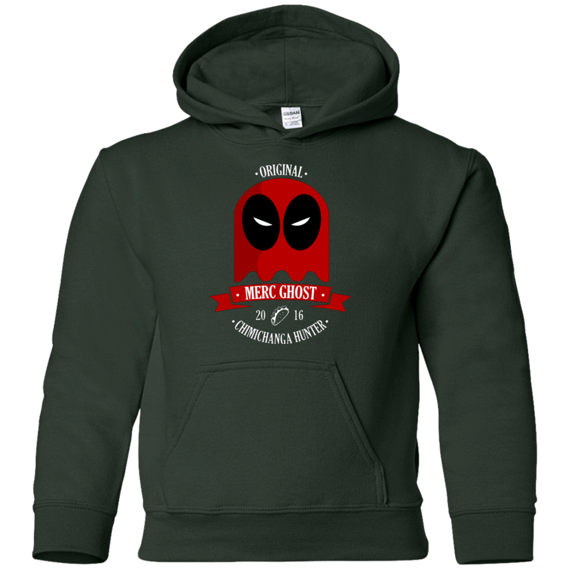 Sweatshirts Forest Green / YS Merc Ghost Full Youth Hoodie