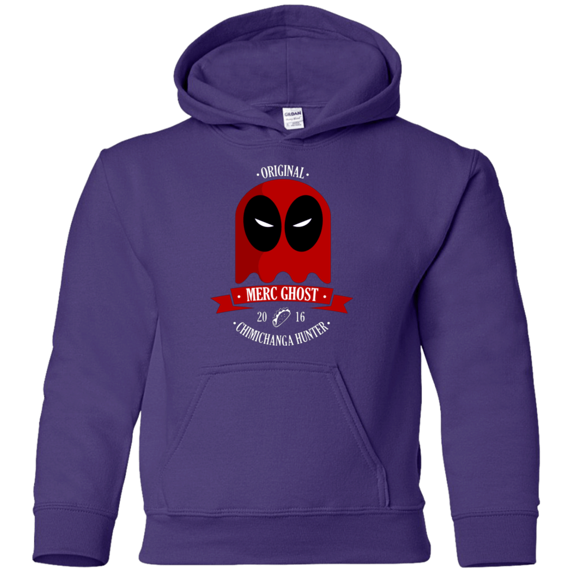 Sweatshirts Purple / YS Merc Ghost Full Youth Hoodie