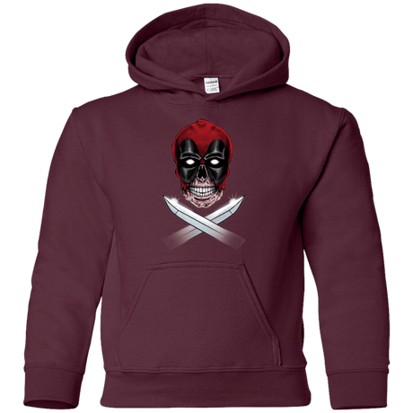 Sweatshirts Maroon / YS Merc Pirate Youth Hoodie