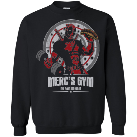 Sweatshirts Black / Small Merc's Gym Crewneck Sweatshirt