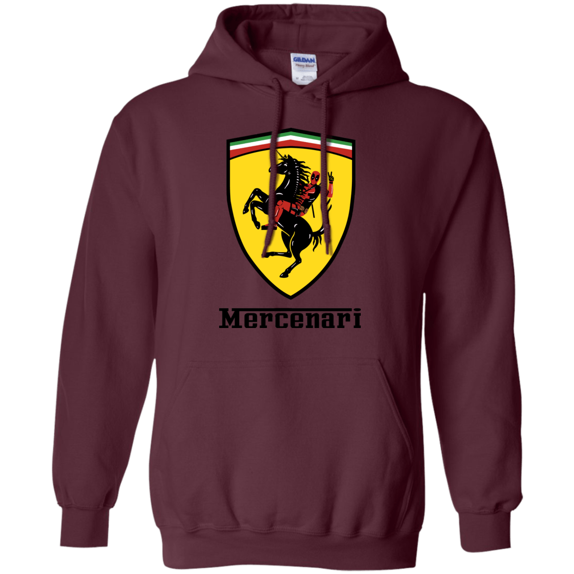 Sweatshirts Maroon / S Mercenari Pullover Hoodie