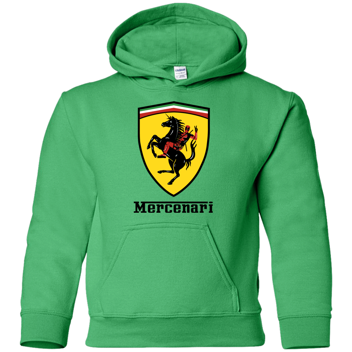 Sweatshirts Irish Green / YS Mercenari Youth Hoodie