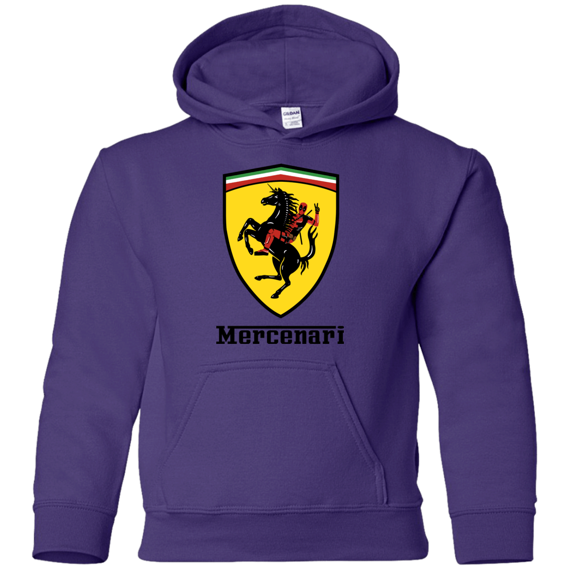 Sweatshirts Purple / YS Mercenari Youth Hoodie