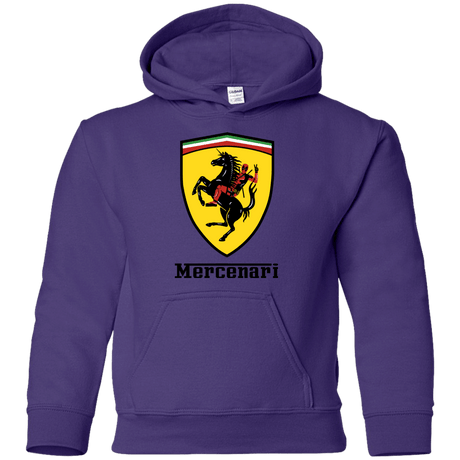 Sweatshirts Purple / YS Mercenari Youth Hoodie