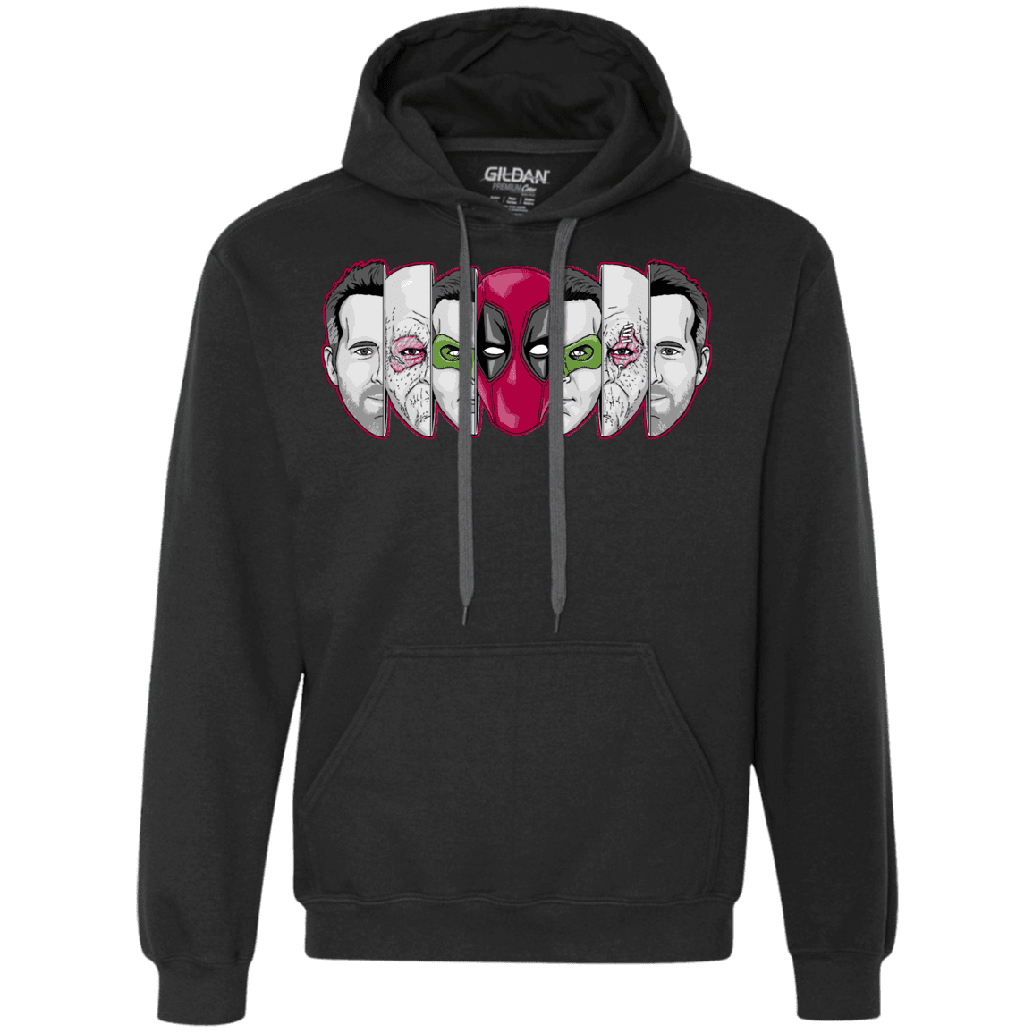 Sweatshirts Black / S Mercenary Faces Premium Fleece Hoodie