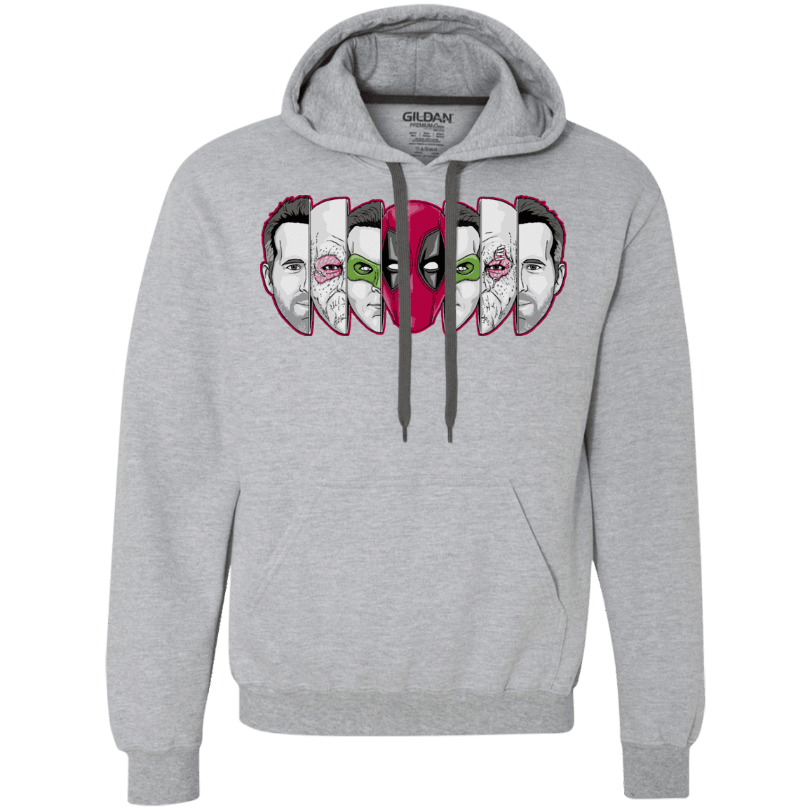 Sweatshirts Sport Grey / S Mercenary Faces Premium Fleece Hoodie