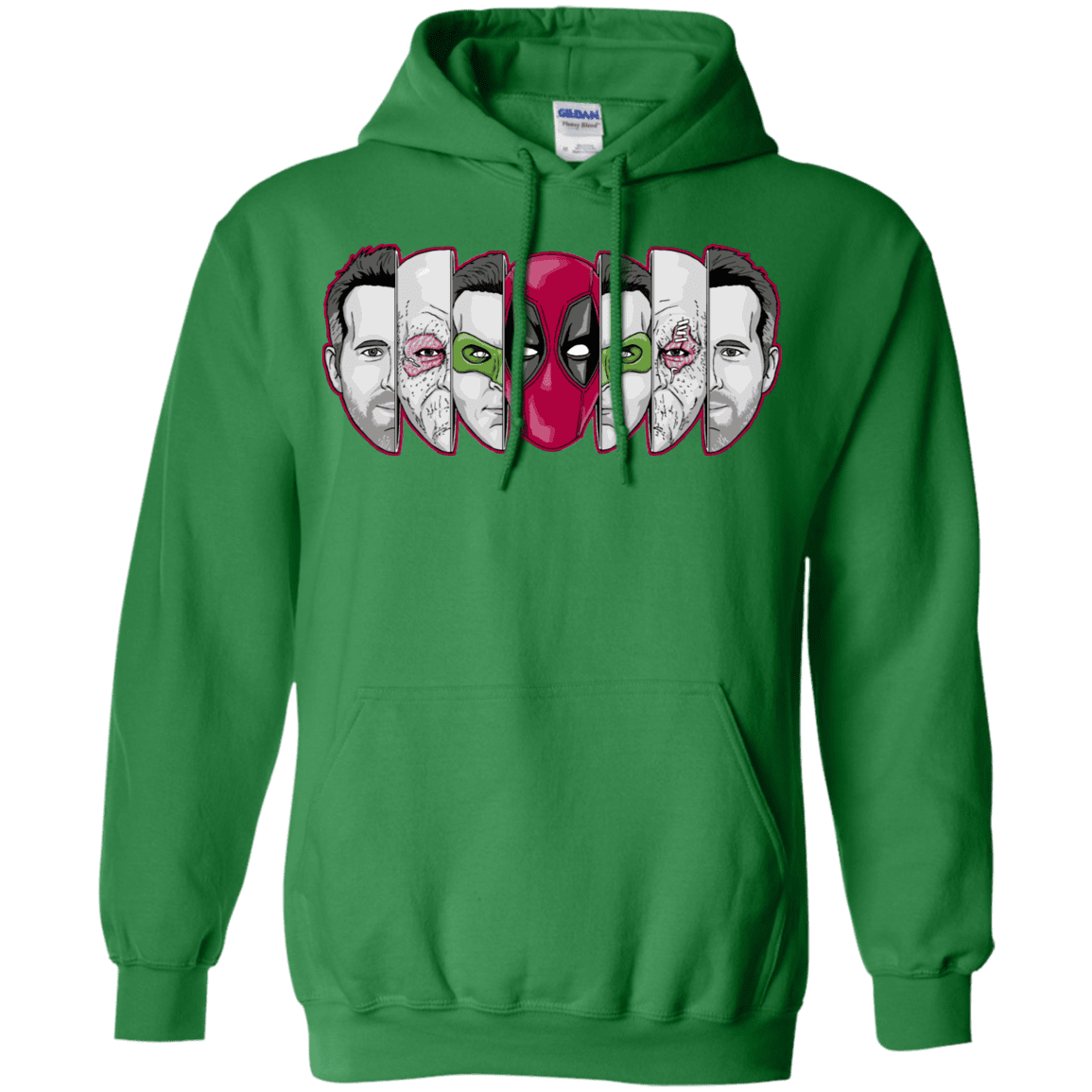 Sweatshirts Irish Green / S Mercenary Faces Pullover Hoodie