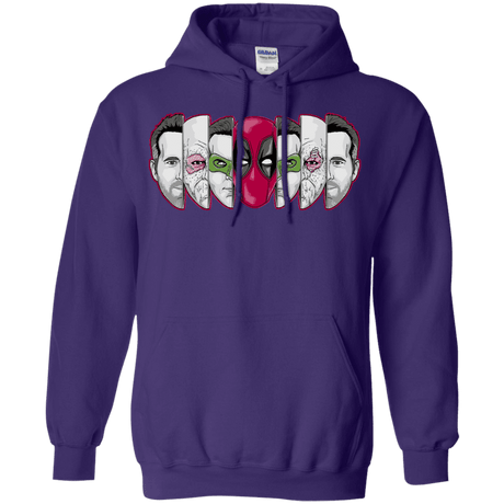 Sweatshirts Purple / S Mercenary Faces Pullover Hoodie