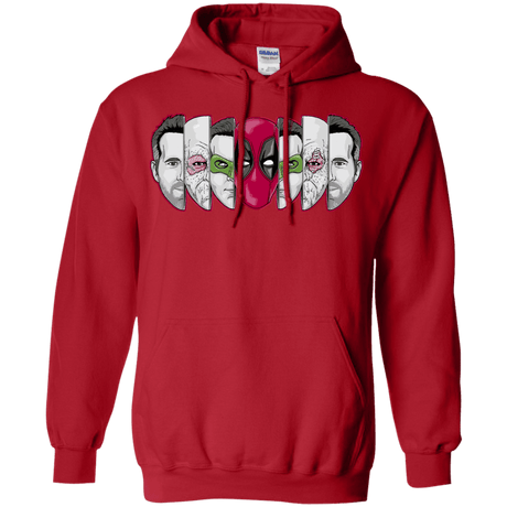 Sweatshirts Red / S Mercenary Faces Pullover Hoodie