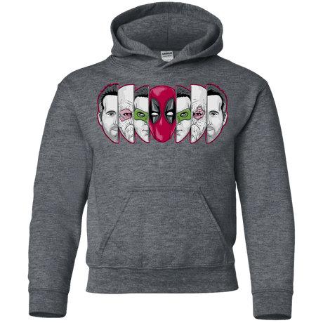 Sweatshirts Dark Heather / YS Mercenary Faces Youth Hoodie