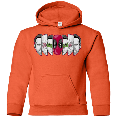 Sweatshirts Orange / YS Mercenary Faces Youth Hoodie