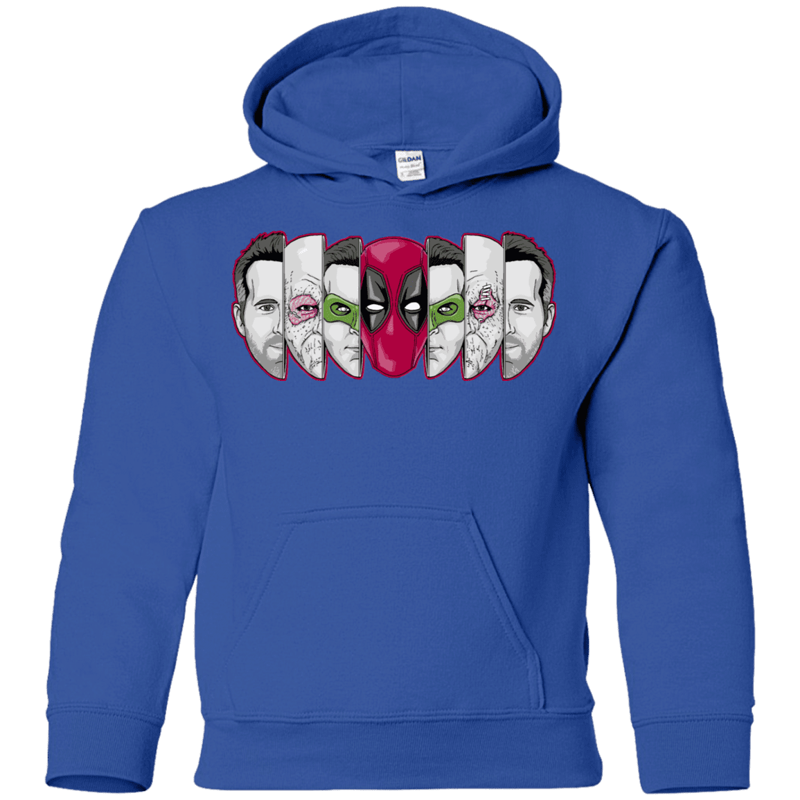 Sweatshirts Royal / YS Mercenary Faces Youth Hoodie