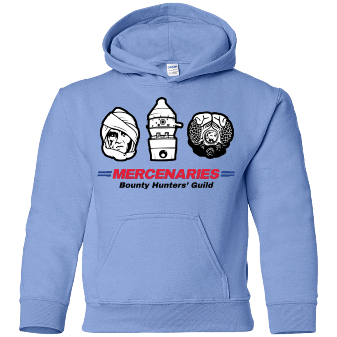 Sweatshirts Carolina Blue / YS Mercs 2 Youth Hoodie