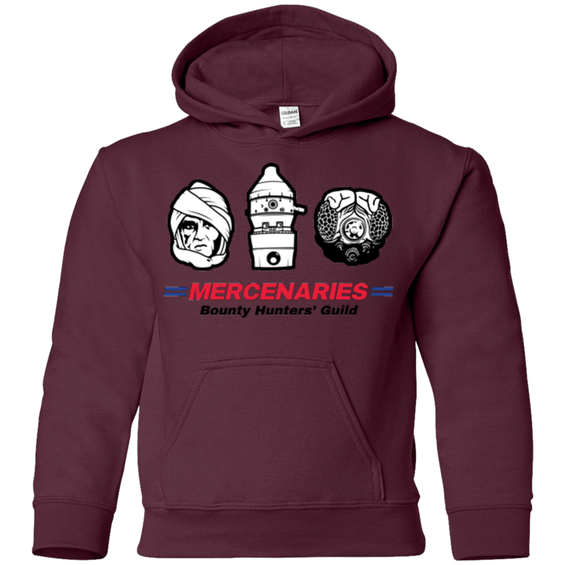 Sweatshirts Maroon / YS Mercs 2 Youth Hoodie