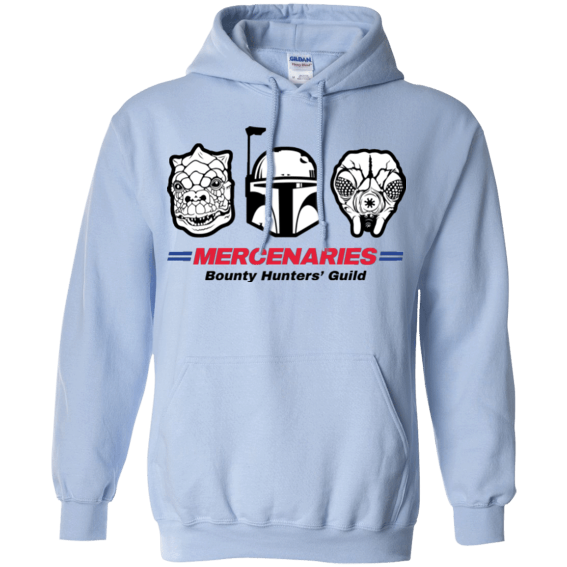 Sweatshirts Light Blue / Small Mercs Pullover Hoodie