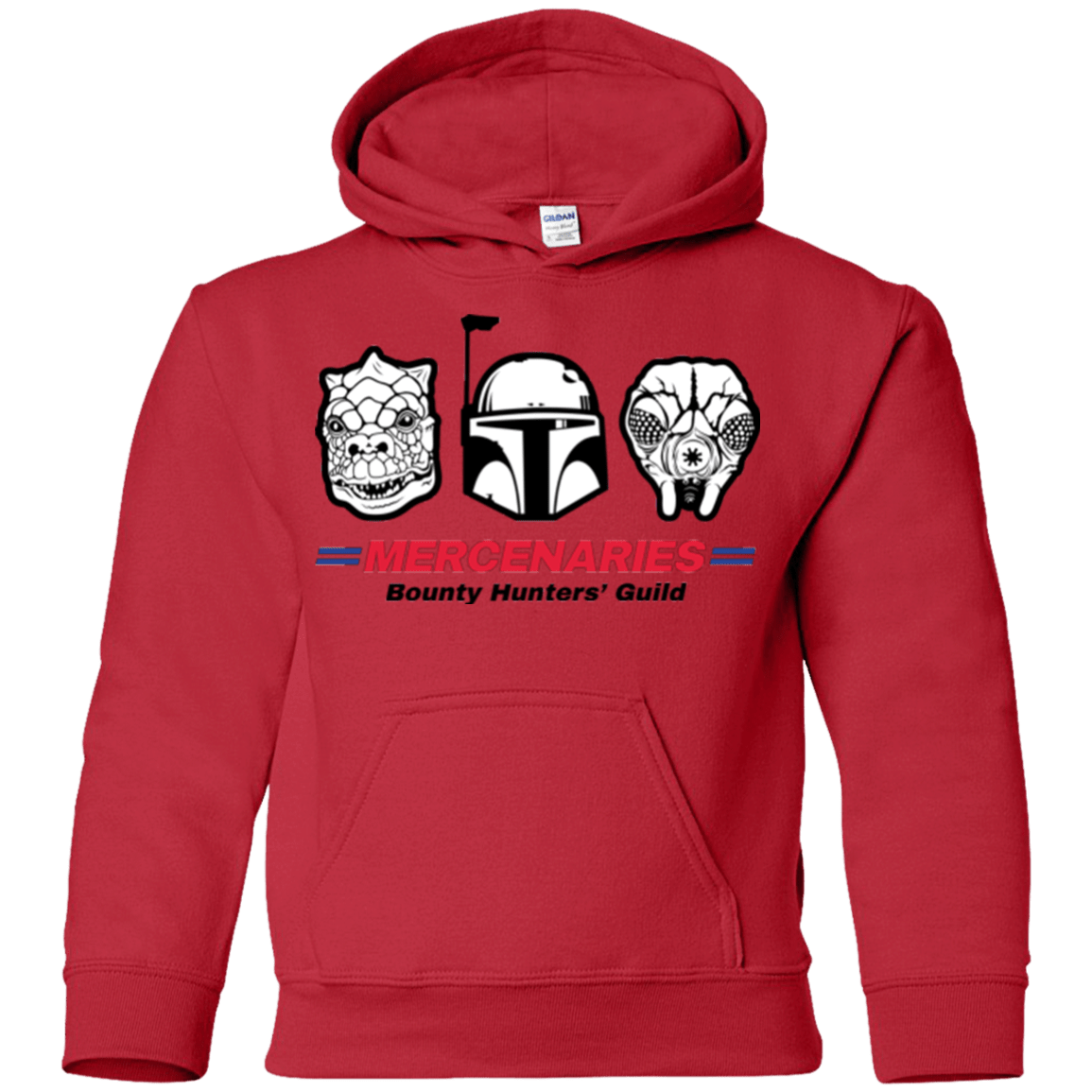 Sweatshirts Red / YS Mercs Youth Hoodie