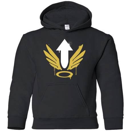 Sweatshirts Black / YS Mercy Arrow Youth Hoodie