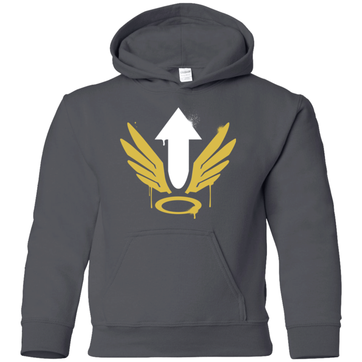 Sweatshirts Charcoal / YS Mercy Arrow Youth Hoodie