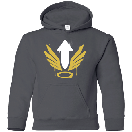 Sweatshirts Charcoal / YS Mercy Arrow Youth Hoodie