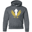 Sweatshirts Dark Heather / YS Mercy Arrow Youth Hoodie