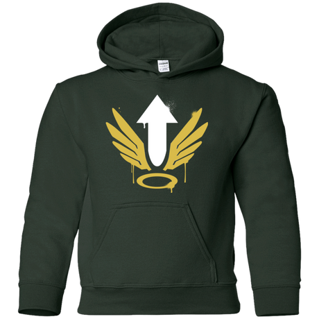 Sweatshirts Forest Green / YS Mercy Arrow Youth Hoodie