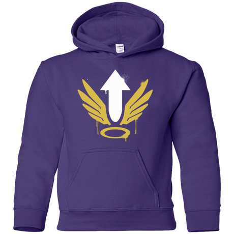 Sweatshirts Purple / YS Mercy Arrow Youth Hoodie