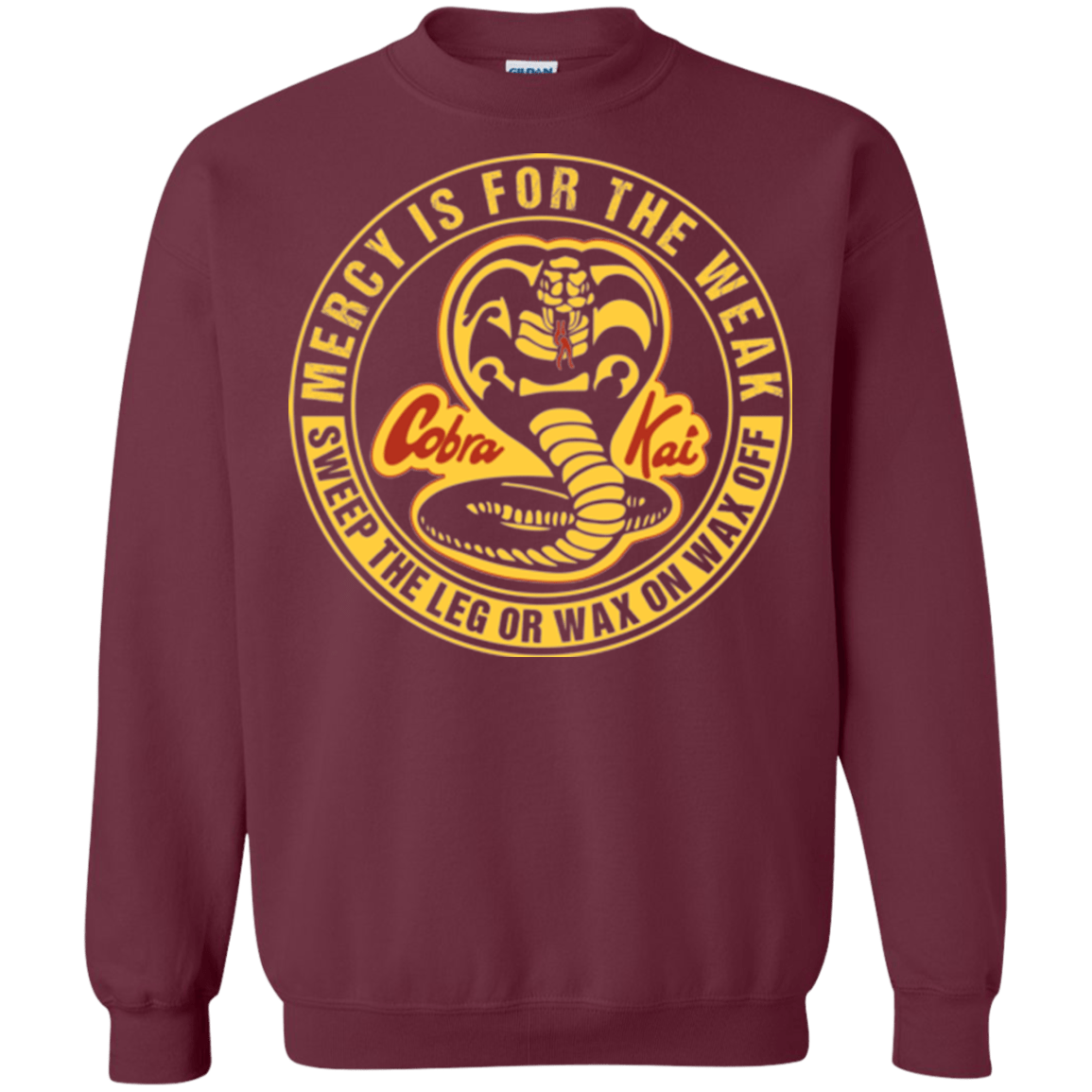 Sweatshirts Maroon / Small Mercy Is For The Weak Crewneck Sweatshirt