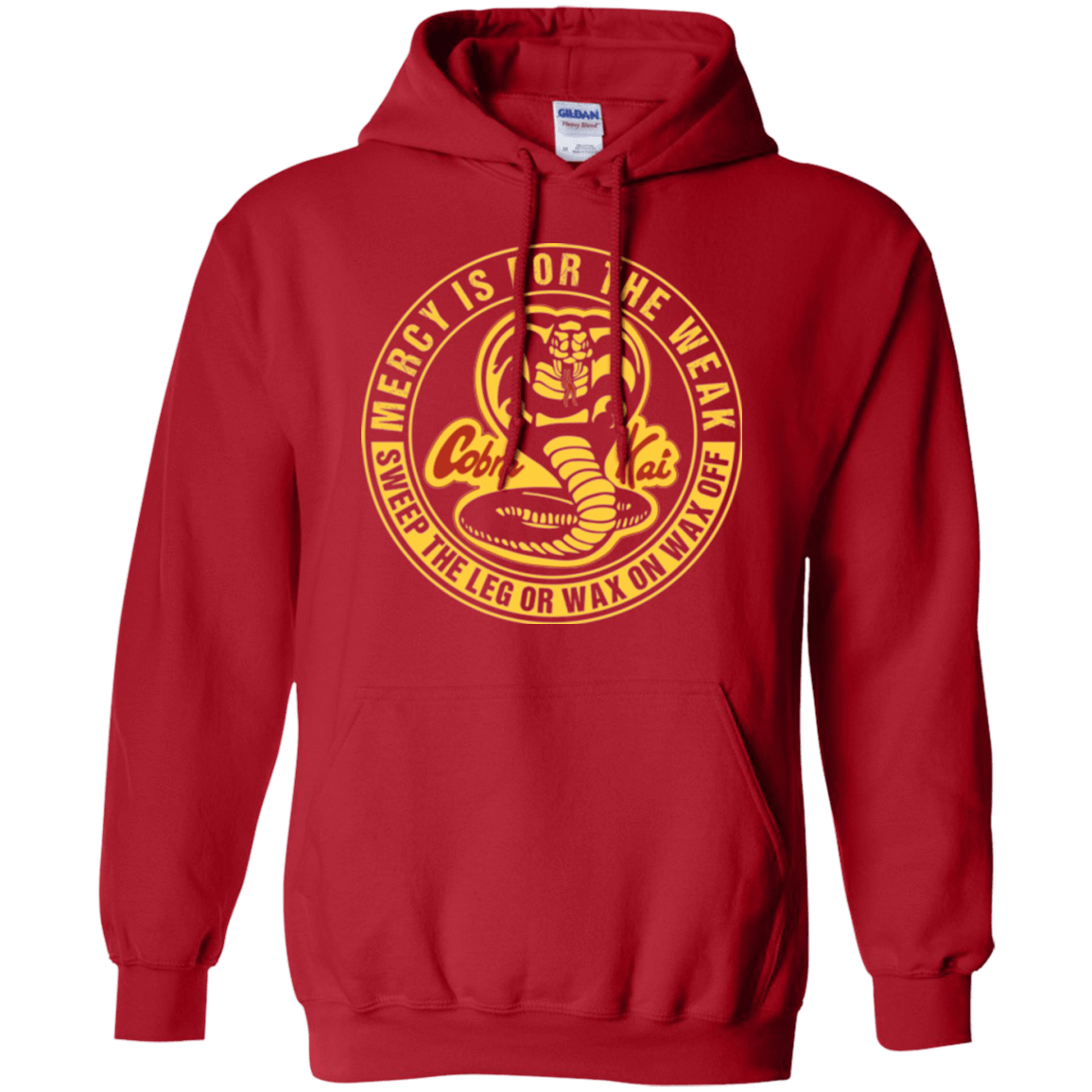 Sweatshirts Red / Small Mercy Is For The Weak Pullover Hoodie